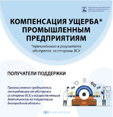 Грант пострадавшим субъектам деятельности в сфере промышленности.
