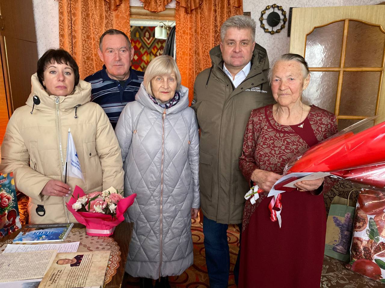 Серафиме Павловне Ивановой из поселка Ивня исполнилось 95 лет..