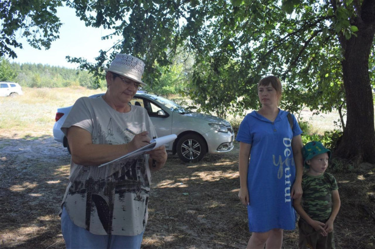 Приёмка работ по очистке участка русла реки Псёл в Череновском сельском поселении.